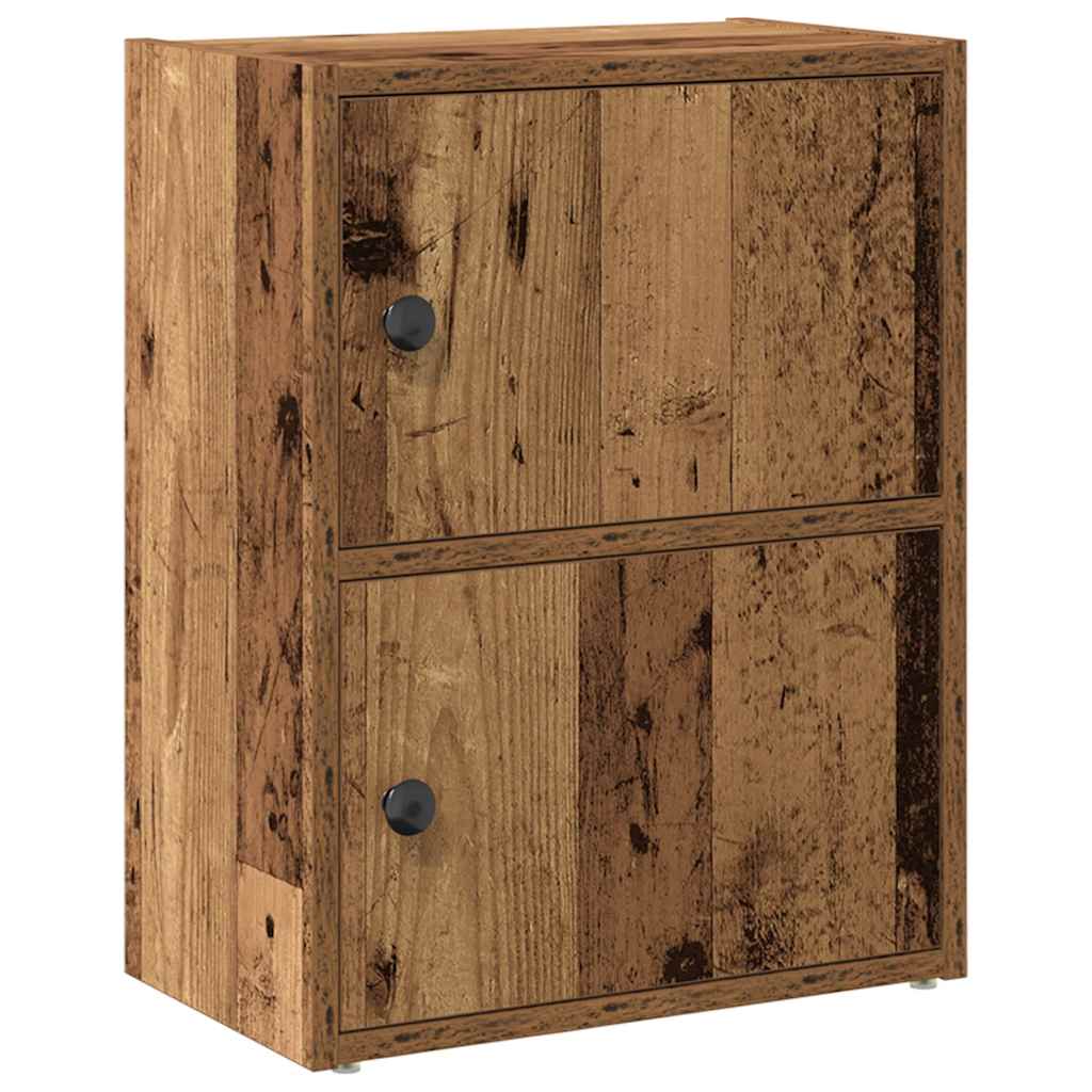 vidaXL Bookcase Old Wood 40x24x52 cm Engineered Wood