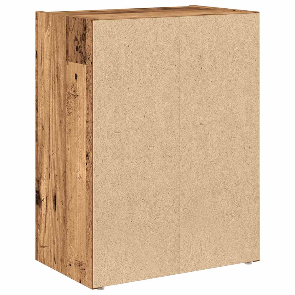 vidaXL Bookcase Old Wood 40x24x52 cm Engineered Wood