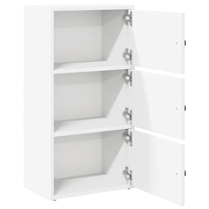 vidaXL Bookcase White 40x24x77 cm Engineered Wood