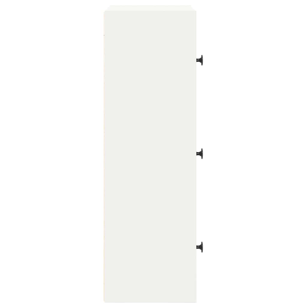 vidaXL Bookcase White 40x24x77 cm Engineered Wood