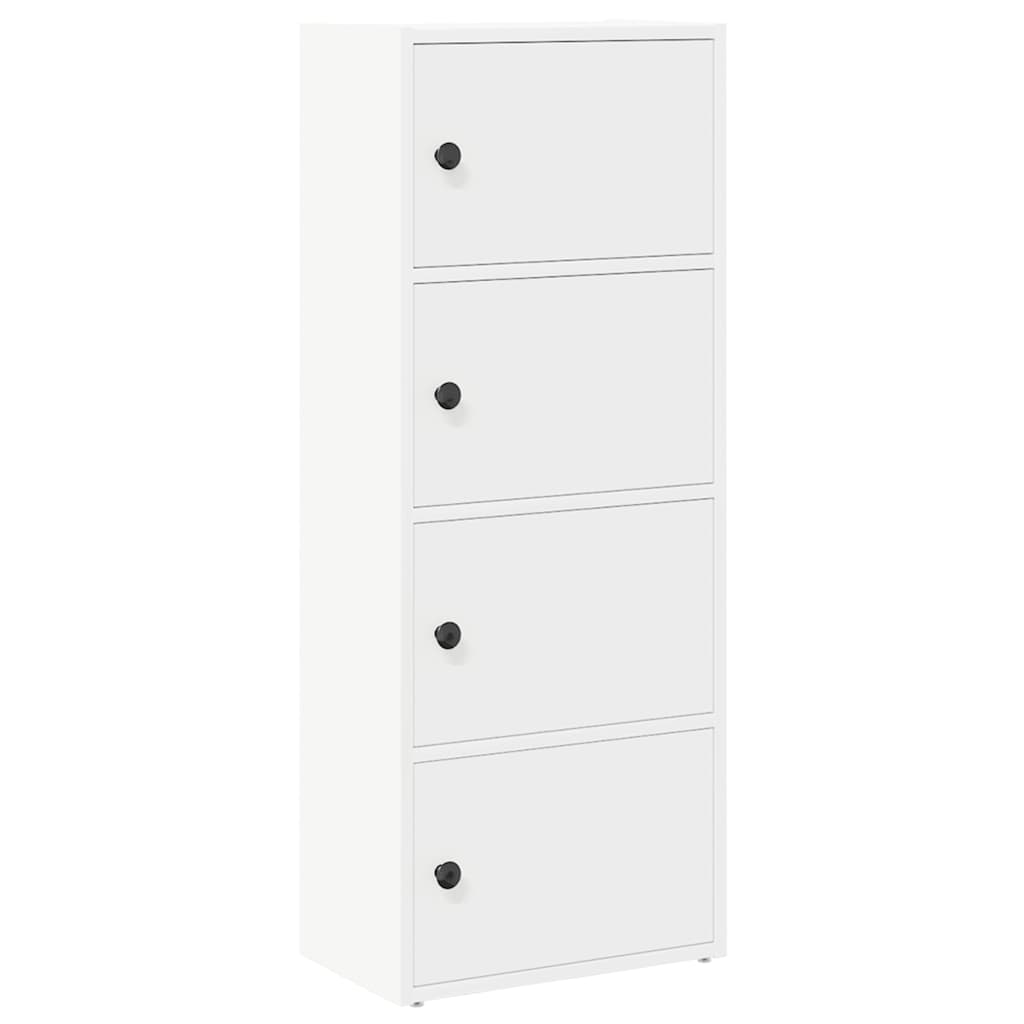 vidaXL Bookcase White 40x24x102 cm Engineered Wood