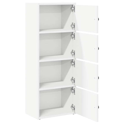 vidaXL Bookcase White 40x24x102 cm Engineered Wood