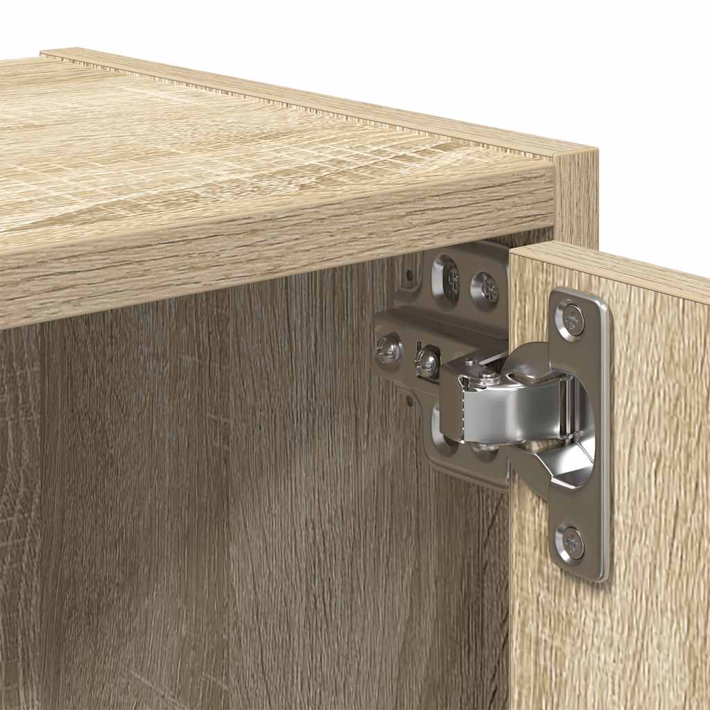 vidaXL Bookcase Sonoma Oak 40x24x102 cm Engineered Wood
