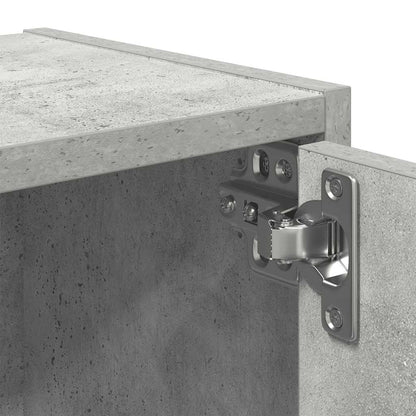 vidaXL Bookcase Concrete Grey 40x24x102 cm Engineered Wood