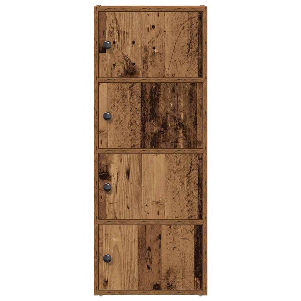 vidaXL Bookcase Old Wood 40x24x102 cm Engineered Wood