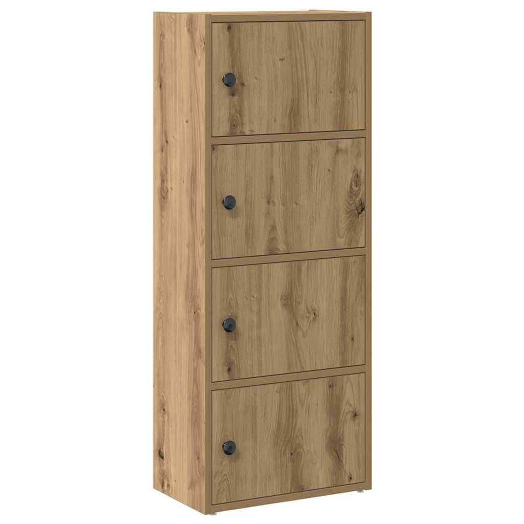 vidaXL Bookcase Artisan Oak 40x24x102 cm Engineered Wood