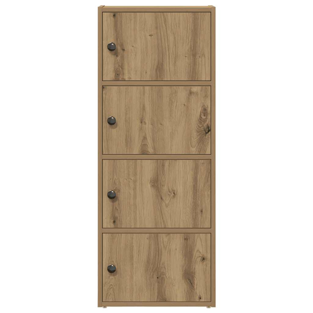 vidaXL Bookcase Artisan Oak 40x24x102 cm Engineered Wood