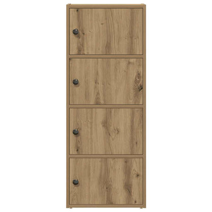vidaXL Bookcase Artisan Oak 40x24x102 cm Engineered Wood