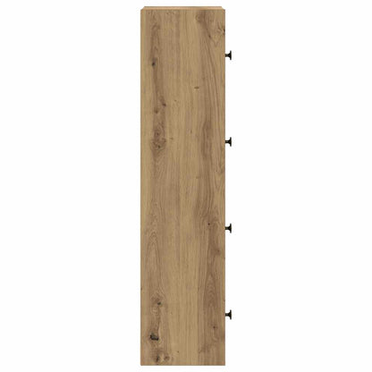vidaXL Bookcase Artisan Oak 40x24x102 cm Engineered Wood
