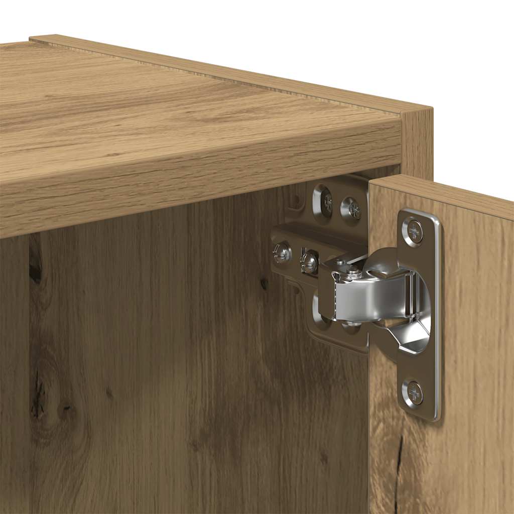 vidaXL Bookcase Artisan Oak 40x24x102 cm Engineered Wood