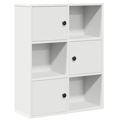 vidaXL Bookcase White 60x24x76,5 cm Engineered Wood