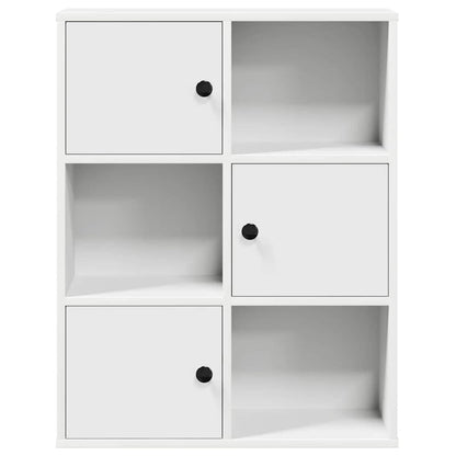 vidaXL Bookcase White 60x24x76,5 cm Engineered Wood