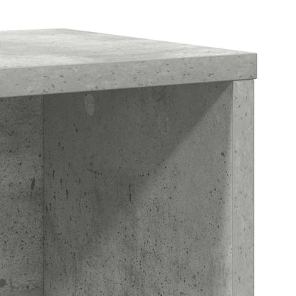 vidaXL Bookcase Concrete Grey 60x24x76,5 cm Engineered Wood