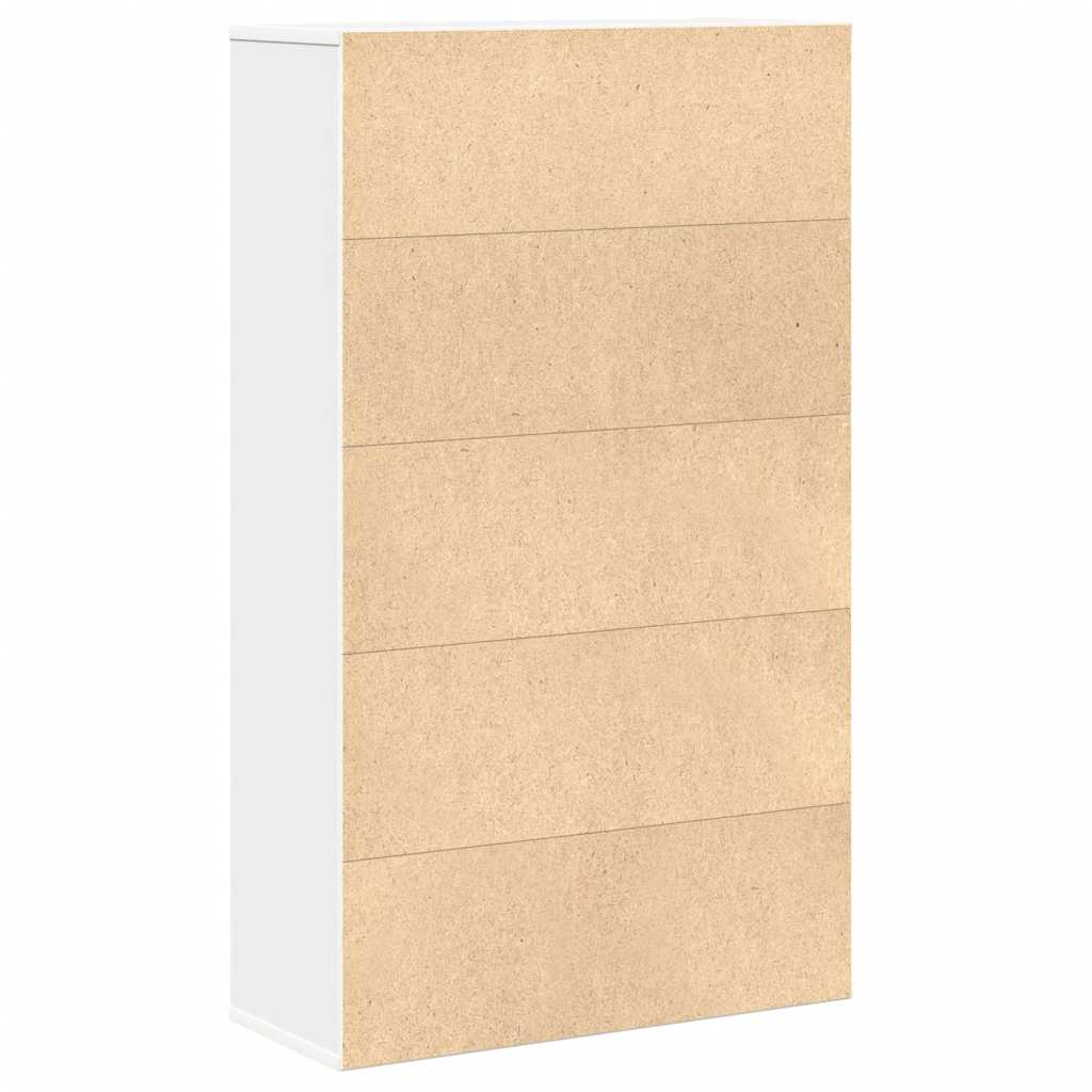 vidaXL Bookcase White 60x24x101,5 cm Engineered Wood