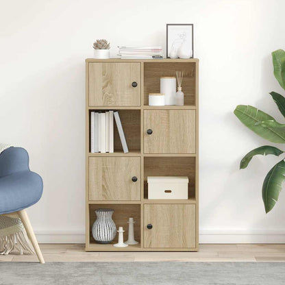 vidaXL Bookcase Sonoma Oak 60x24x101,5 cm Engineered Wood