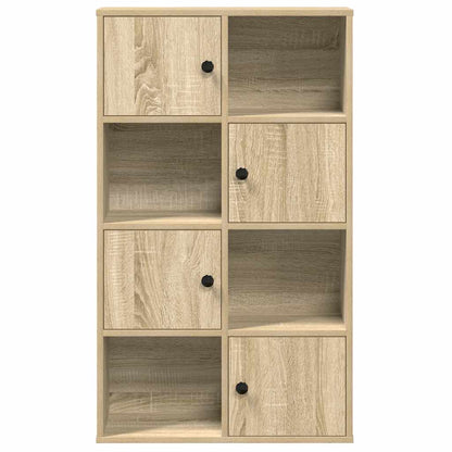 vidaXL Bookcase Sonoma Oak 60x24x101,5 cm Engineered Wood