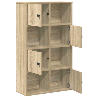 vidaXL Bookcase Sonoma Oak 60x24x101,5 cm Engineered Wood