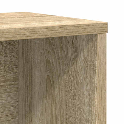 vidaXL Bookcase Sonoma Oak 60x24x101,5 cm Engineered Wood