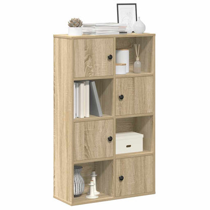 vidaXL Bookcase Sonoma Oak 60x24x101,5 cm Engineered Wood
