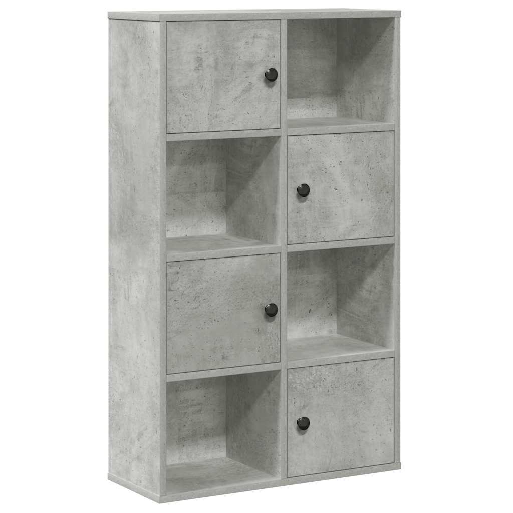vidaXL Bookcase Concrete Grey 60x24x101.5 cm Engineered Wood
