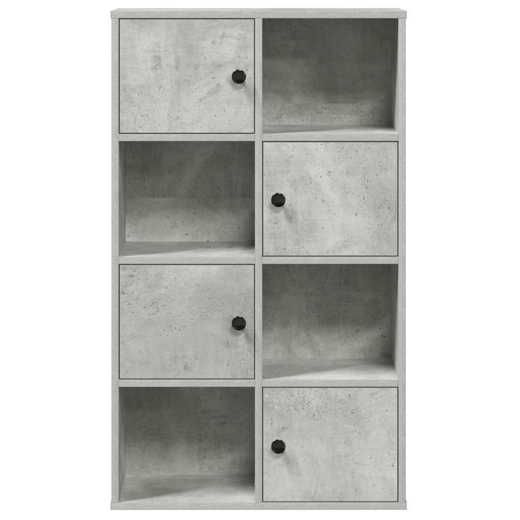 vidaXL Bookcase Concrete Grey 60x24x101,5 cm Engineered Wood
