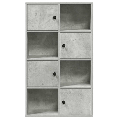 vidaXL Bookcase Concrete Grey 60x24x101,5 cm Engineered Wood