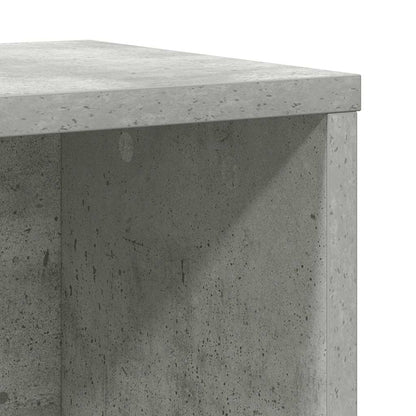 vidaXL Bookcase Concrete Grey 60x24x101.5 cm Engineered Wood