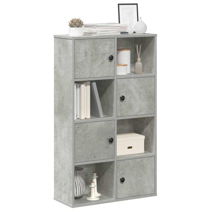 vidaXL Bookcase Concrete Grey 60x24x101,5 cm Engineered Wood