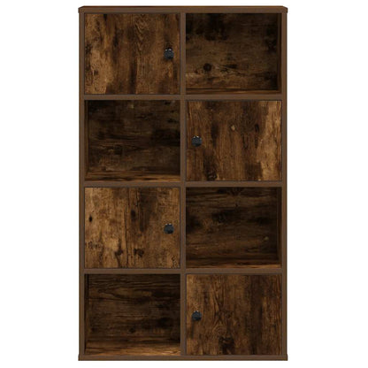 vidaXL Bookcase Smoked Oak 60x24x101,5 cm Engineered Wood