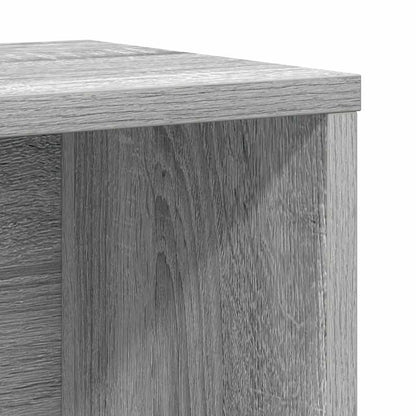 vidaXL Bookcase Grey Sonoma 60x24x101.5 cm Engineered Wood