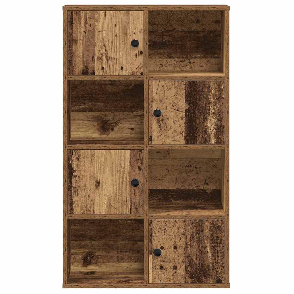 vidaXL Bookcase Old Wood 60x24x101,5 cm Engineered Wood