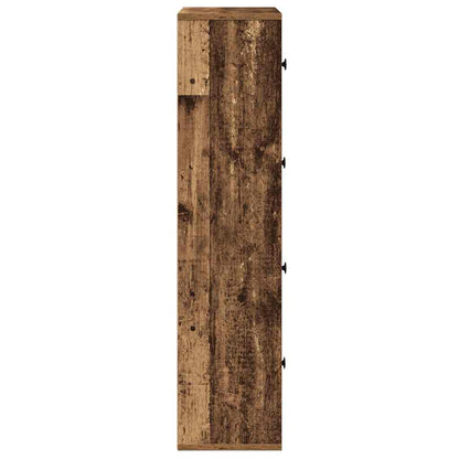 vidaXL Bookcase Old Wood 60x24x101.5 cm Engineered Wood