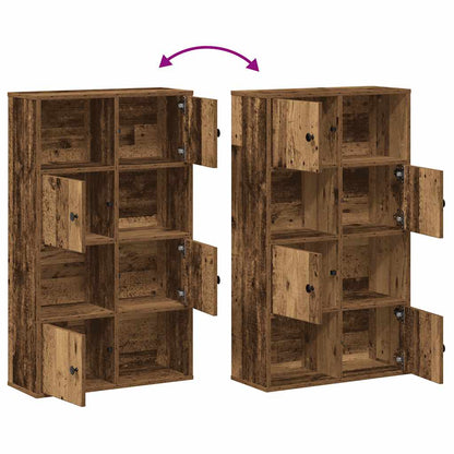 vidaXL Bookcase Old Wood 60x24x101,5 cm Engineered Wood