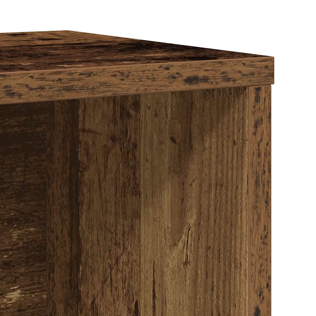 vidaXL Bookcase Old Wood 60x24x101,5 cm Engineered Wood