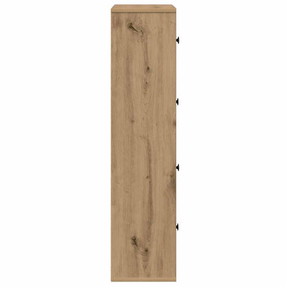 vidaXL Bookcase Artisan Oak 60x24x101,5 cm Engineered Wood