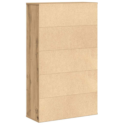 vidaXL Bookcase Artisan Oak 60x24x101.5 cm Engineered Wood
