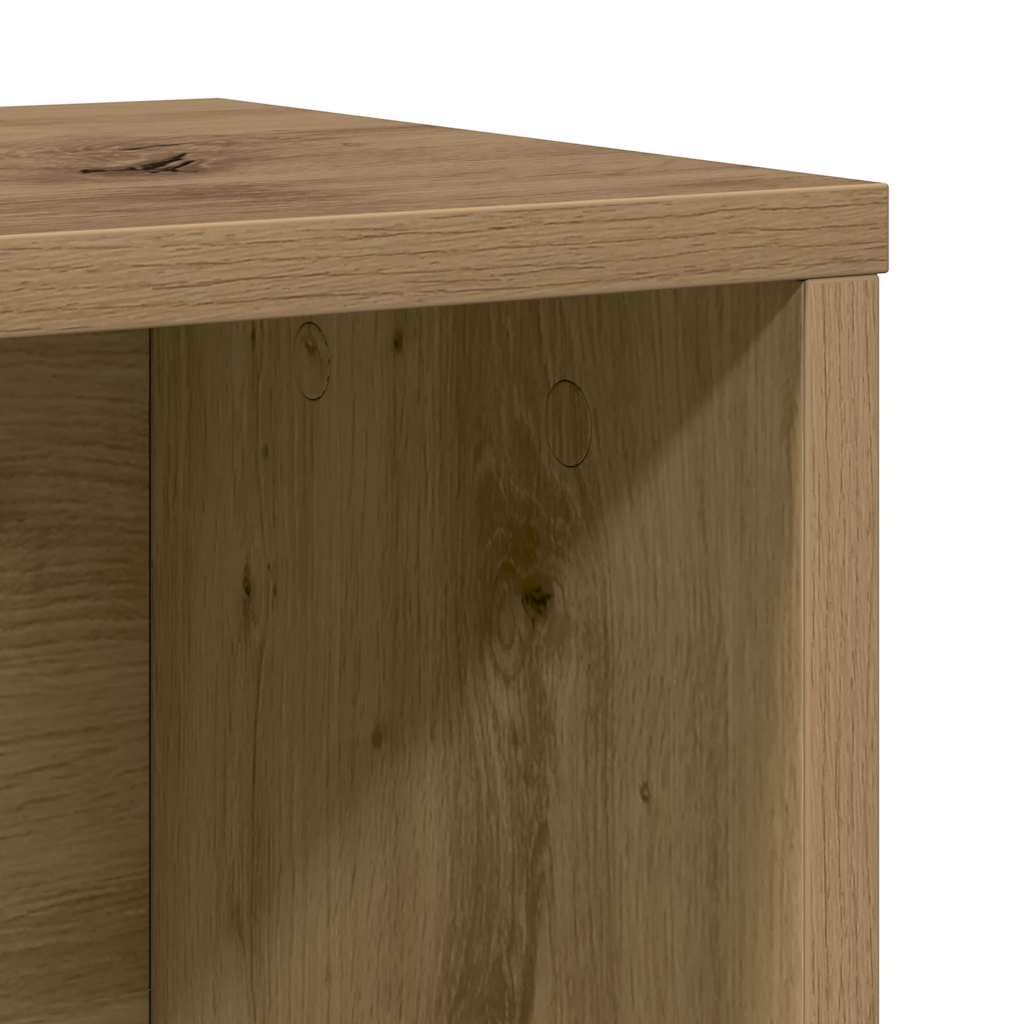 vidaXL Bookcase Artisan Oak 60x24x101,5 cm Engineered Wood