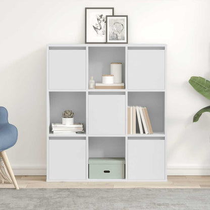 vidaXL Bookcase White 89x24x101,5 cm Engineered Wood