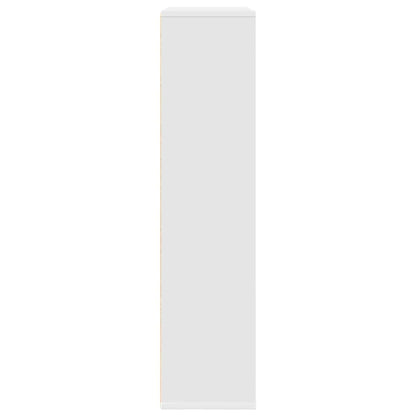 vidaXL Bookcase White 89x24x101.5 cm Engineered Wood