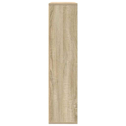 vidaXL Bookcase Sonoma Oak 89x24x101,5 cm Engineered Wood