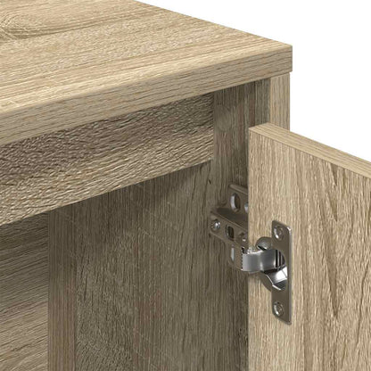 vidaXL Bookcase Sonoma Oak 89x24x101,5 cm Engineered Wood