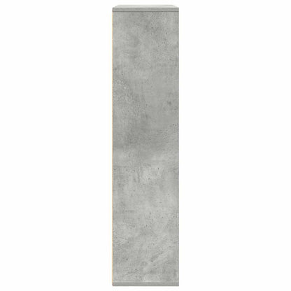 vidaXL Bookcase Concrete Grey 89x24x101,5 cm Engineered Wood