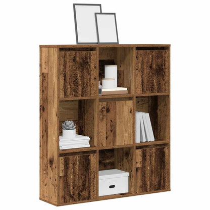 vidaXL Bookcase Old Wood 89x24x101,5 cm Engineered Wood