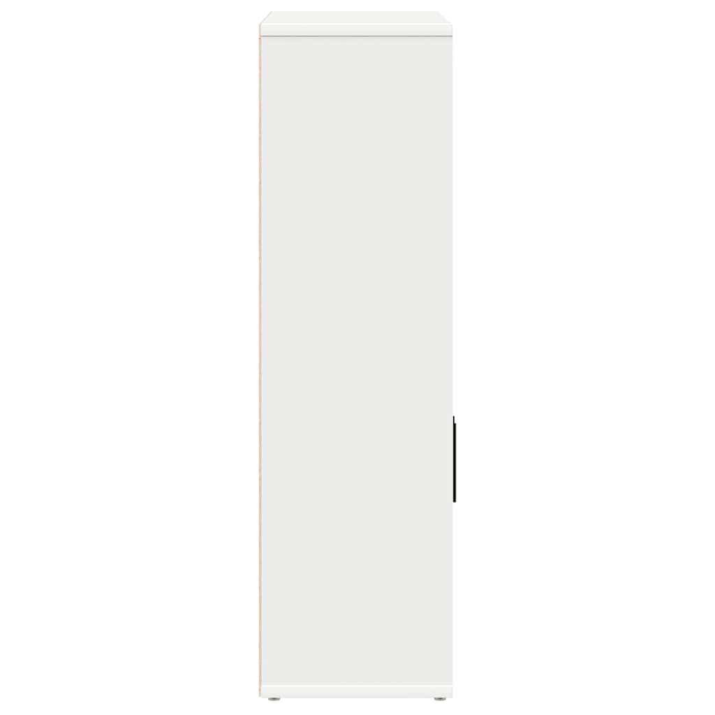 vidaXL Bookcase White 60x24x85 cm Engineered Wood