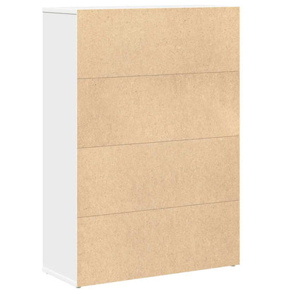 vidaXL Bookcase White 60x24x85 cm Engineered Wood