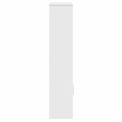 vidaXL Bookcase White 60x24x120 cm Engineered Wood