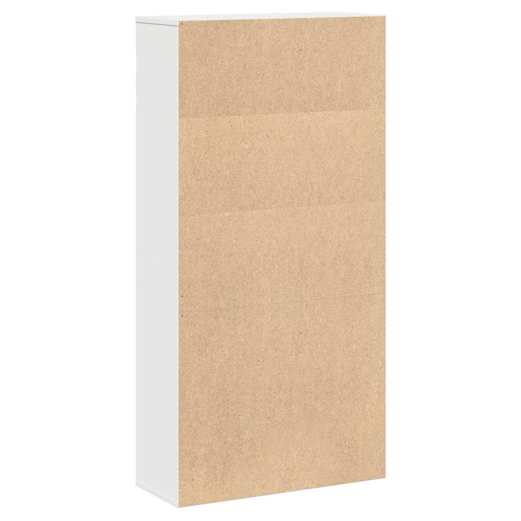 vidaXL Bookcase White 60x24x120 cm Engineered Wood