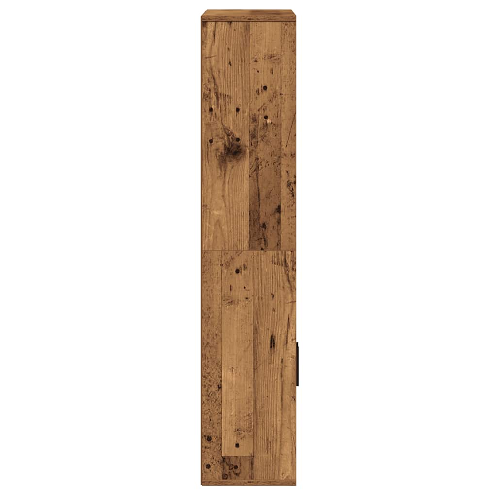 vidaXL Bookcase Old Wood 60x24x120 cm Engineered Wood