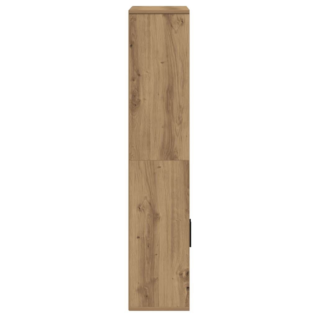 vidaXL Bookcase Artisan Oak 60x24x120 cm Engineered Wood