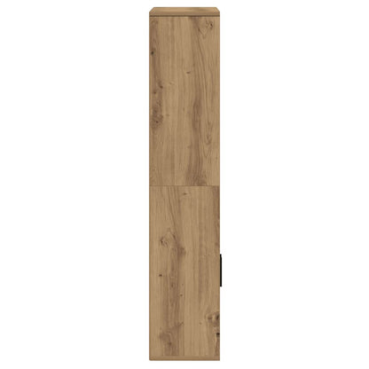 vidaXL Bookcase Artisan Oak 60x24x120 cm Engineered Wood